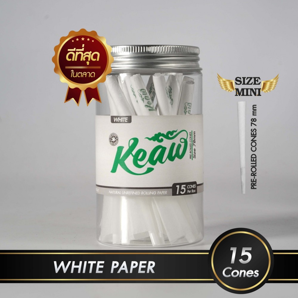 กระดาษโรลพันสำเร็จ NATURAL PAPER Medium-Size 78mm [White]