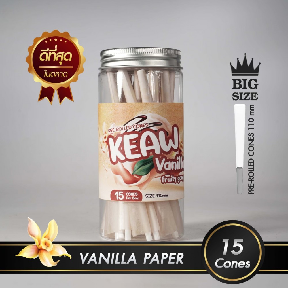 กระดาษโรลพันสำเร็จ FRUITY GANG King-Size 110mm [Vanilla]