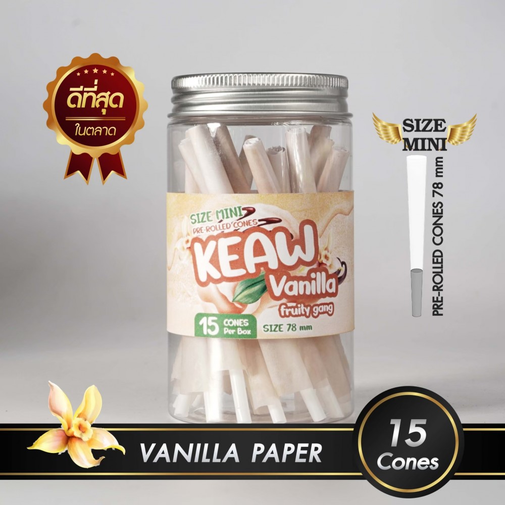 กระดาษโรลพันสำเร็จ FRUITY GANG Medium-Size 78mm [Vanilla]