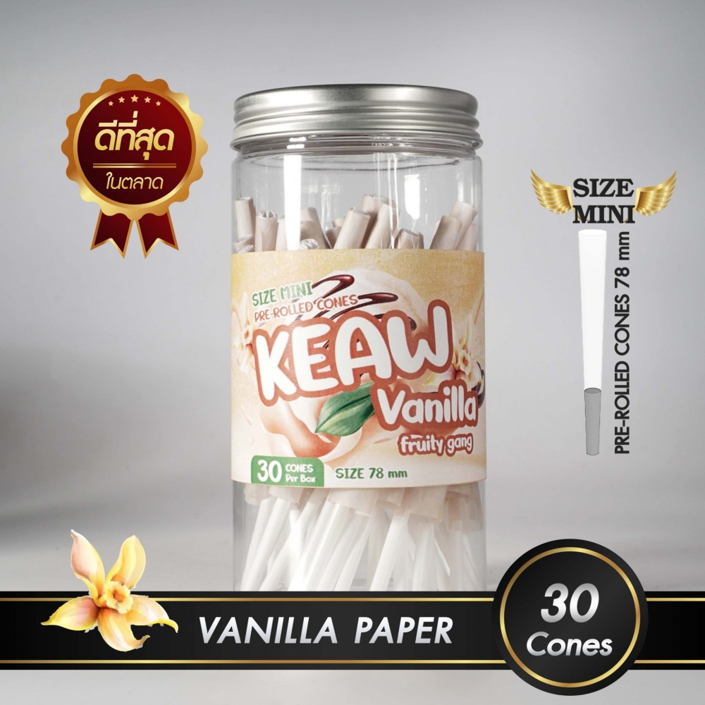 กระดาษโรลพันสำเร็จ FRUITY GANG Medium-Size 78mm [Vanilla]