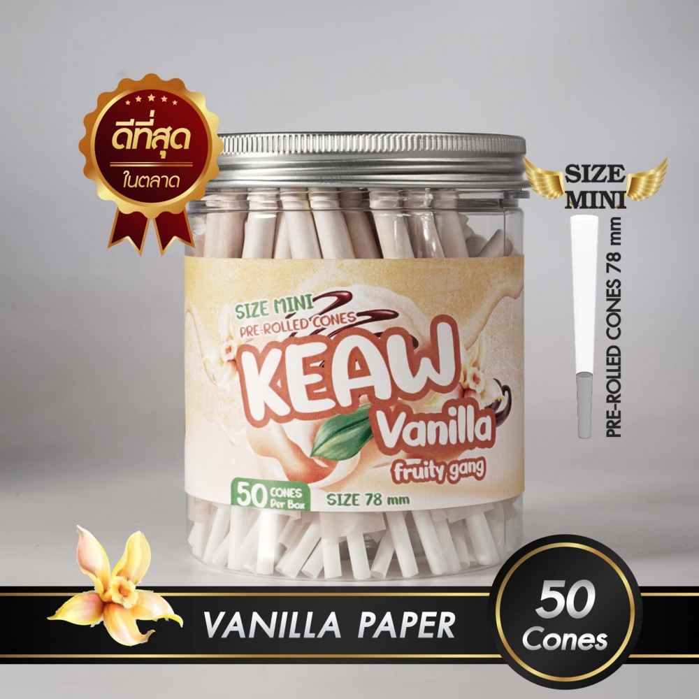 กระดาษโรลพันสำเร็จ FRUITY GANG Medium-Size 78mm [Vanilla]