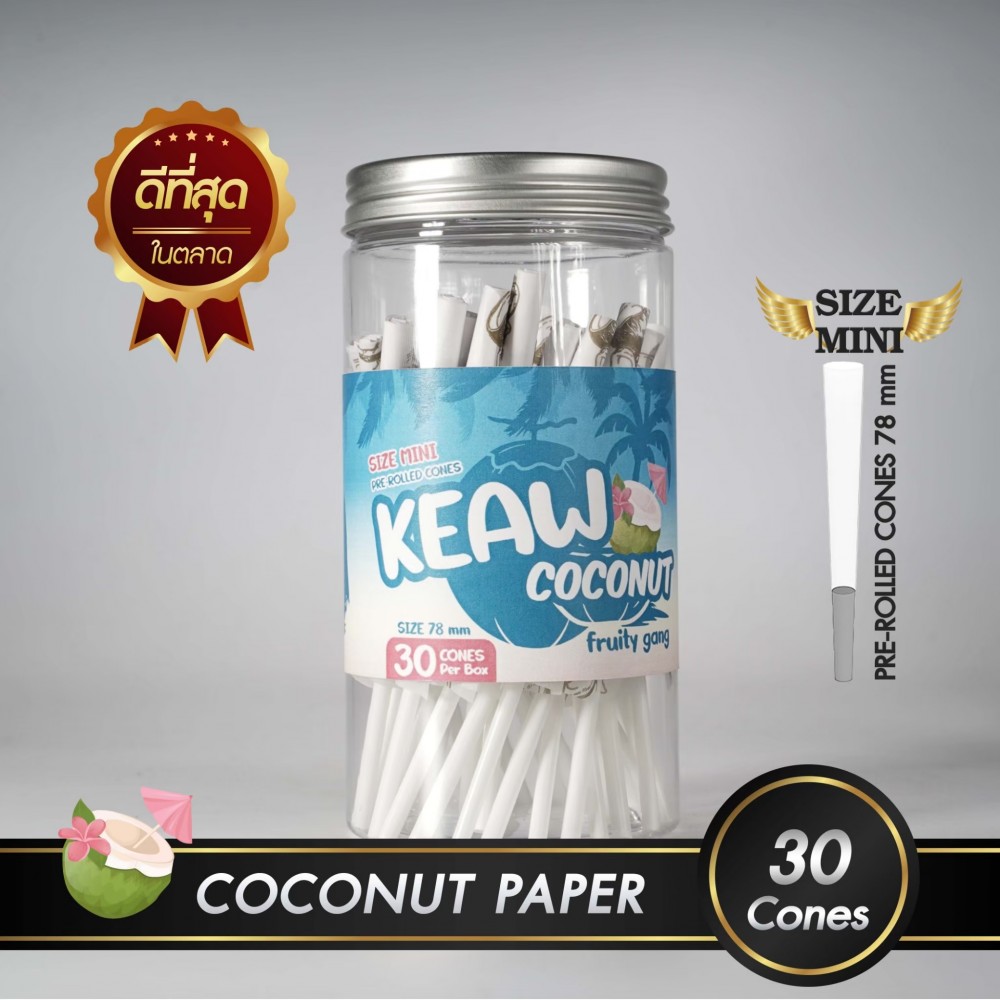 กระดาษโรลพันสำเร็จ FRUITY GANG Medium-Size 78mm [Coconut]