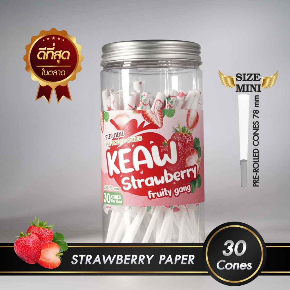 กระดาษโรลพันสำเร็จ FRUITY GANG Medium-Size 78mm [Strawberry]