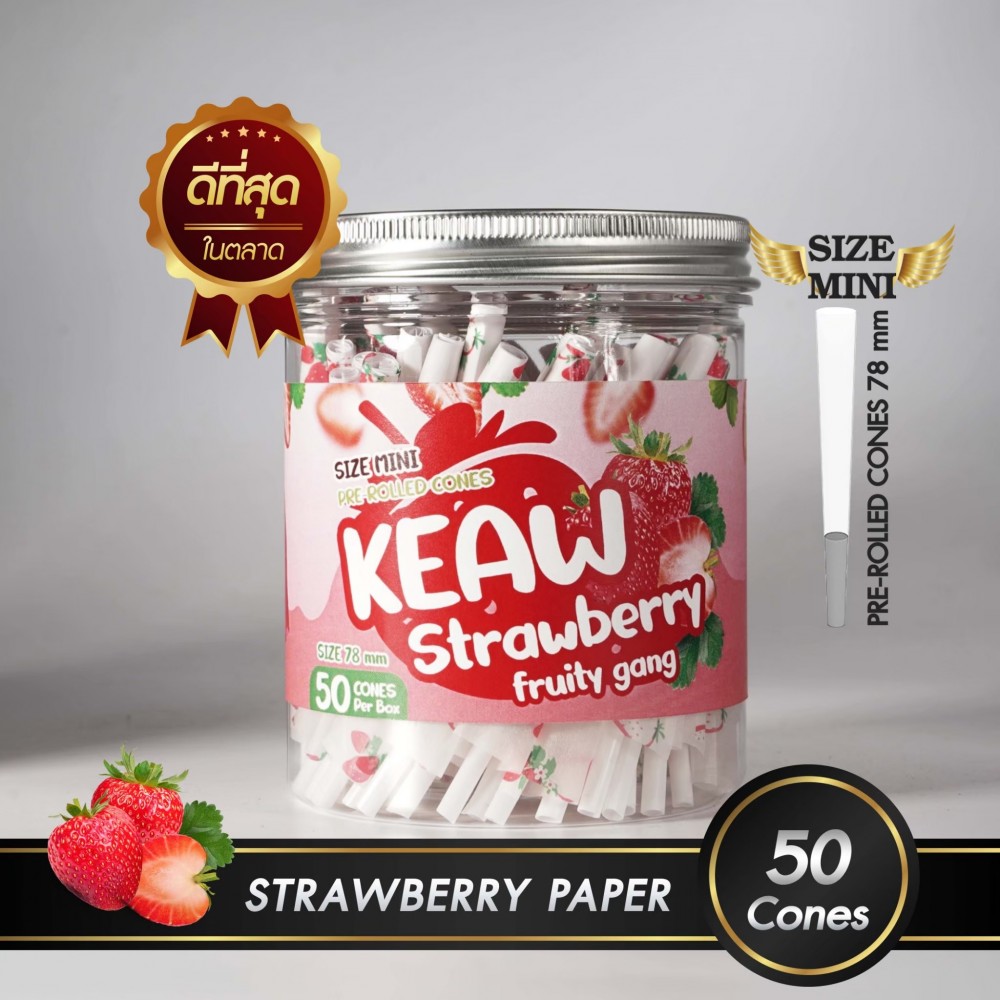 กระดาษโรลพันสำเร็จ FRUITY GANG Medium-Size 78mm [Strawberry]