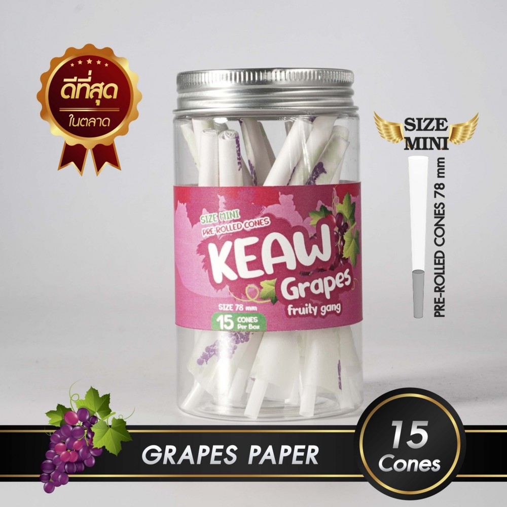 กระดาษโรลพันสำเร็จ FRUITY GANG Medium-Size 78mm [Grape]