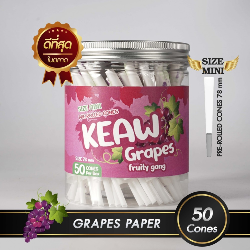 กระดาษโรลพันสำเร็จ FRUITY GANG Medium-Size 78mm [Grape]