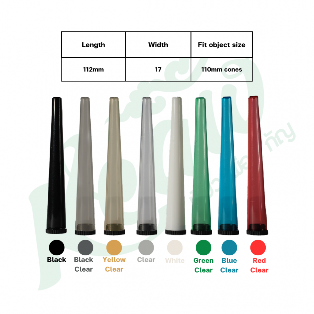 Set หลอดพลาสติก คละสี ขนาด 115mm บรรจุ 24 ชิ้น[Keaw]